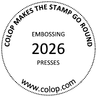 Сух печат Colop Dry Stamp (Ф 41мм.), кръгъл