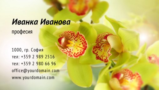 Визитни картички №1138