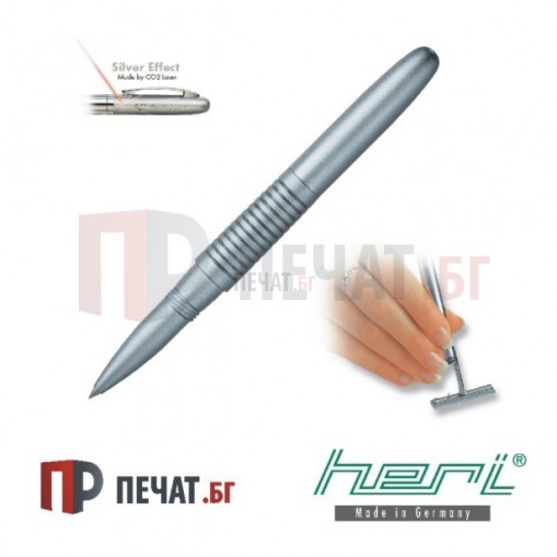 Луксозна метална химикалка - печат с клише (33 х 8,7мм.) - 3