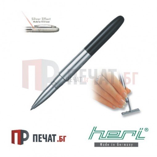 Луксозна метална химикалка - печат с клише (33 х 8,7мм.) - 3