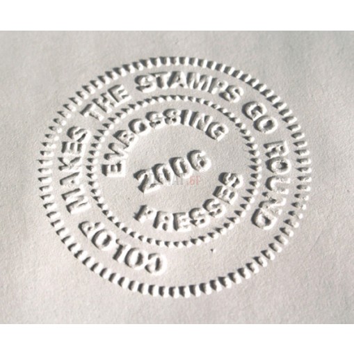 Сух печат Colop Dry Stamp (Ф 41мм.), кръгъл - 2