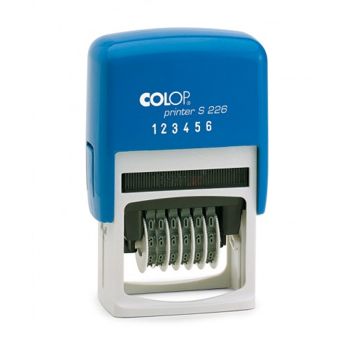 Печат с Номератор (6 цифрен) Colop Printer S 226/P (24x45мм.)