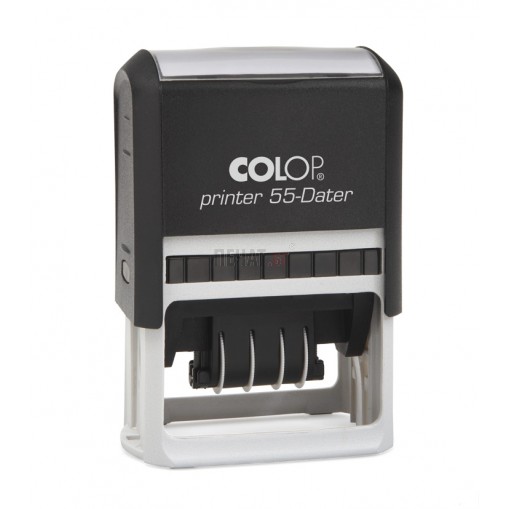 Печат с Датник Colop Printer 55 (40х60мм.), черен, правоъгълен