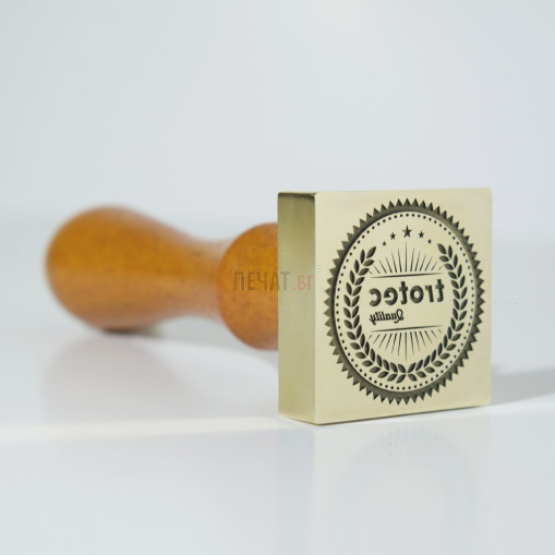 Восъчен печат 30х30 мм. (Квадрат) - 4