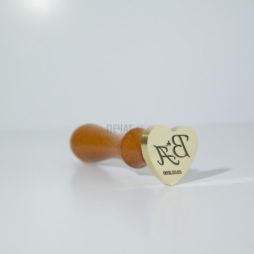 Восъчен печат 26х27 мм. (Сърце) - 4