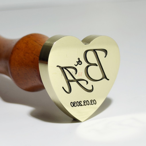 Восъчен печат 26х27 мм. (Сърце)