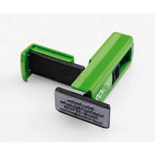 Colop Pocket Stamp PLUS 20 Green Line (14х38мм.), джобен печат - 4