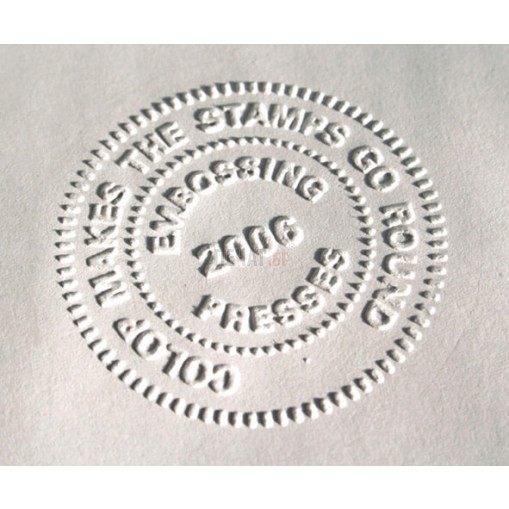Сух печат Colop Dry Stamp (Ф 51мм.), кръгъл - 6