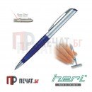 Mетална химикалка - печат с клише (33 х 8,7мм.)