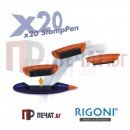 Rigoni X20 Химикалка - печат с клише (38 х 14мм.)